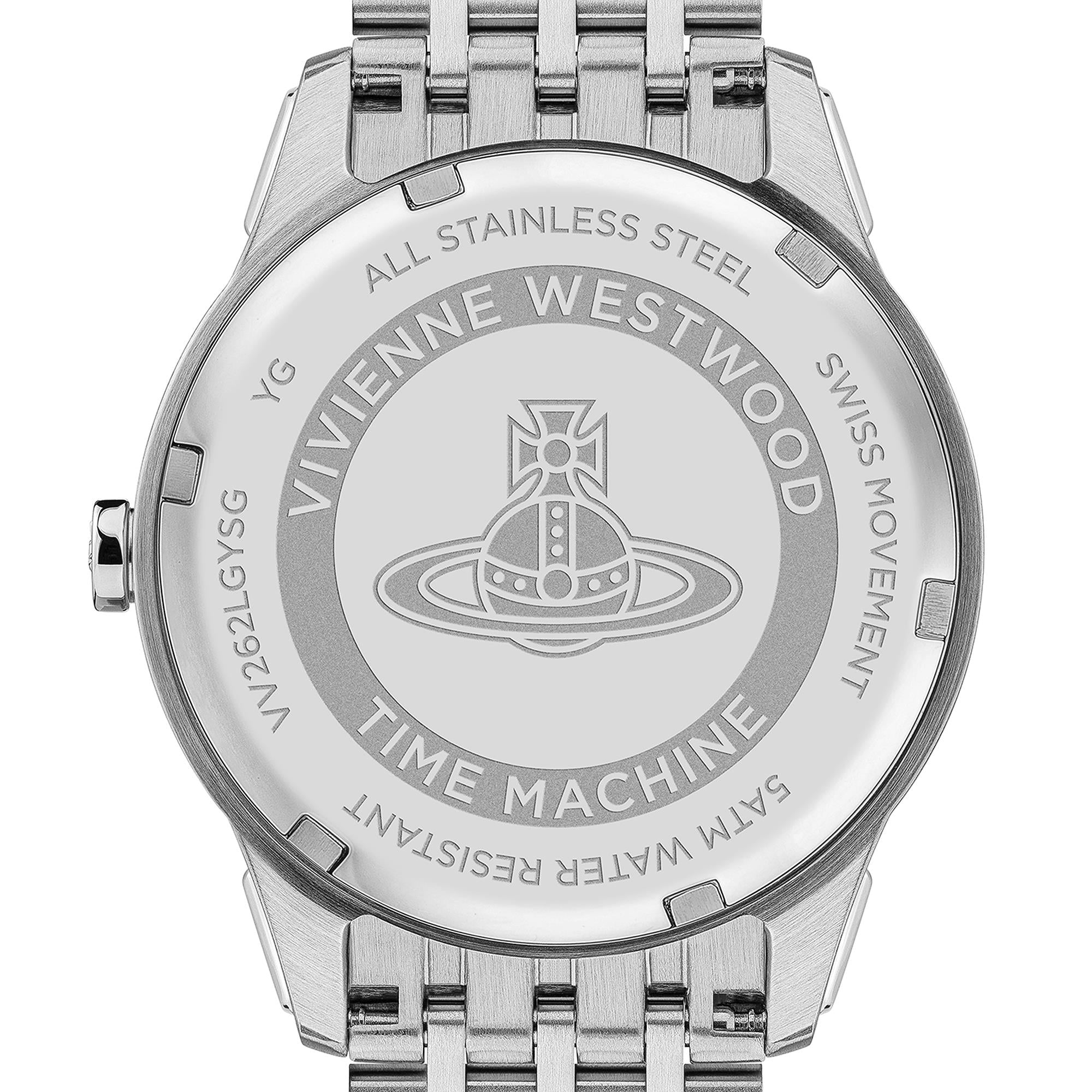 Vivienne Westwood East End Quartz Champagne Dial Two-Tone PVD Stainless Steel Bracelet Ladies Watch VV262LGYSG