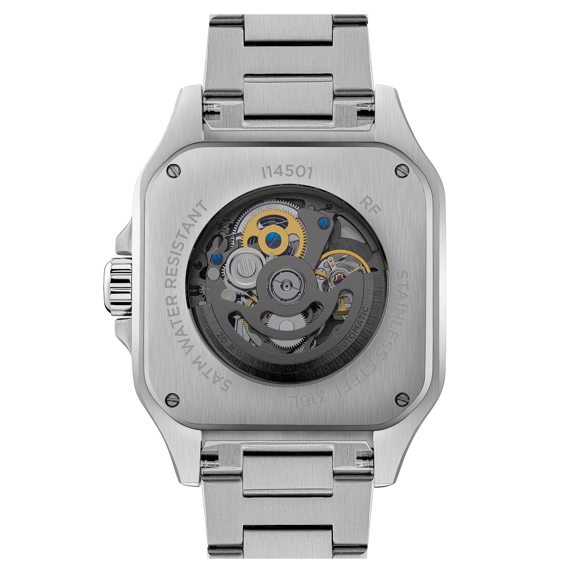 Ingersoll The Ollie Automatic Black Skeleton Dial Stainless Steel Bracelet Men's Watch I14501