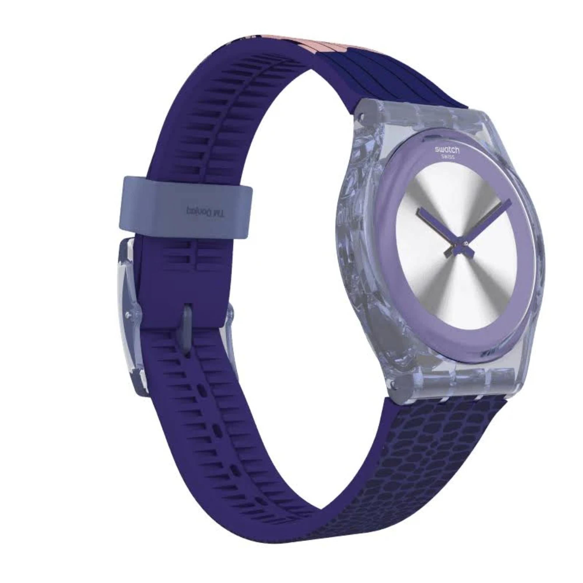 Swatch James Bond Licence To Kill 1989 Limited Special Edition Grey Dial Blue Silicone Strap Watch GZ328