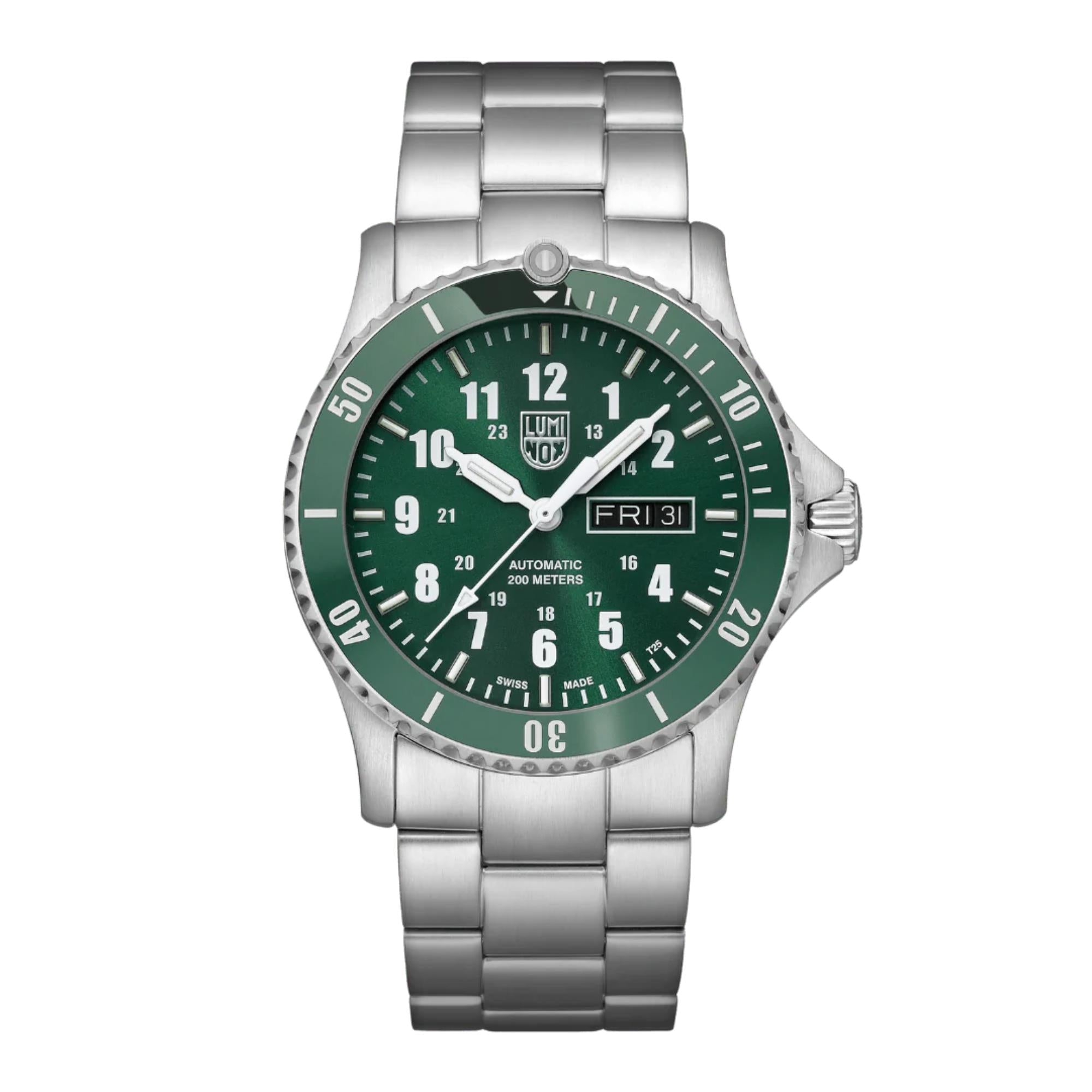 Luminox Automatic Sport Timer Automatic Green Dial Stainless Steel Bracelet Men’s Watch XS.0937