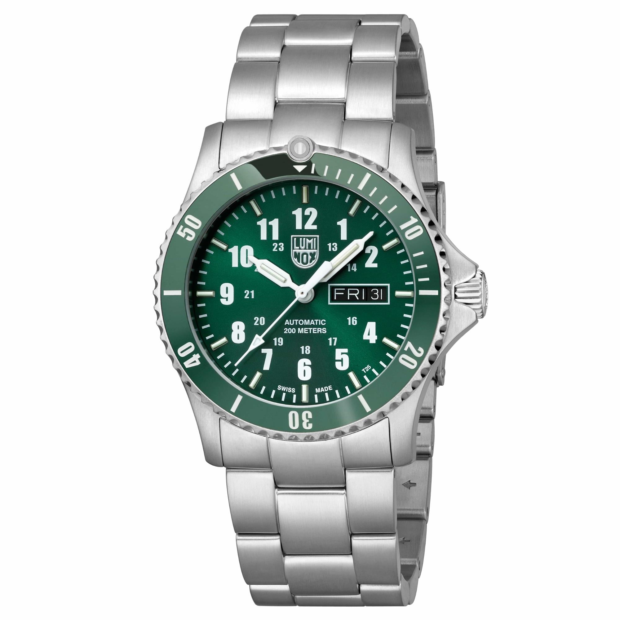 Luminox Automatic Sport Timer Automatic Green Dial Stainless Steel Bracelet Men’s Watch XS.0937