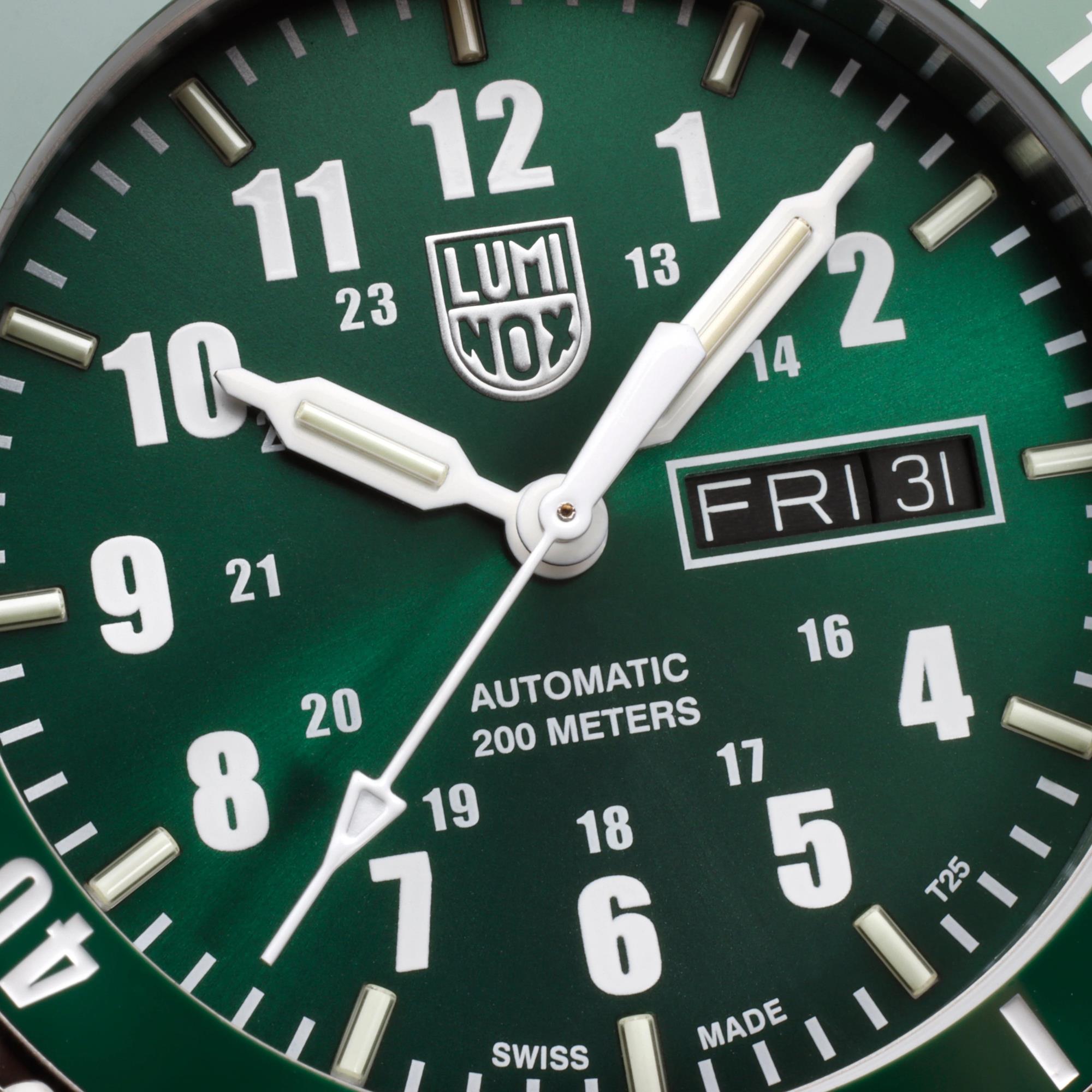Luminox Automatic Sport Timer Automatic Green Dial Stainless Steel Bracelet Men’s Watch XS.0937