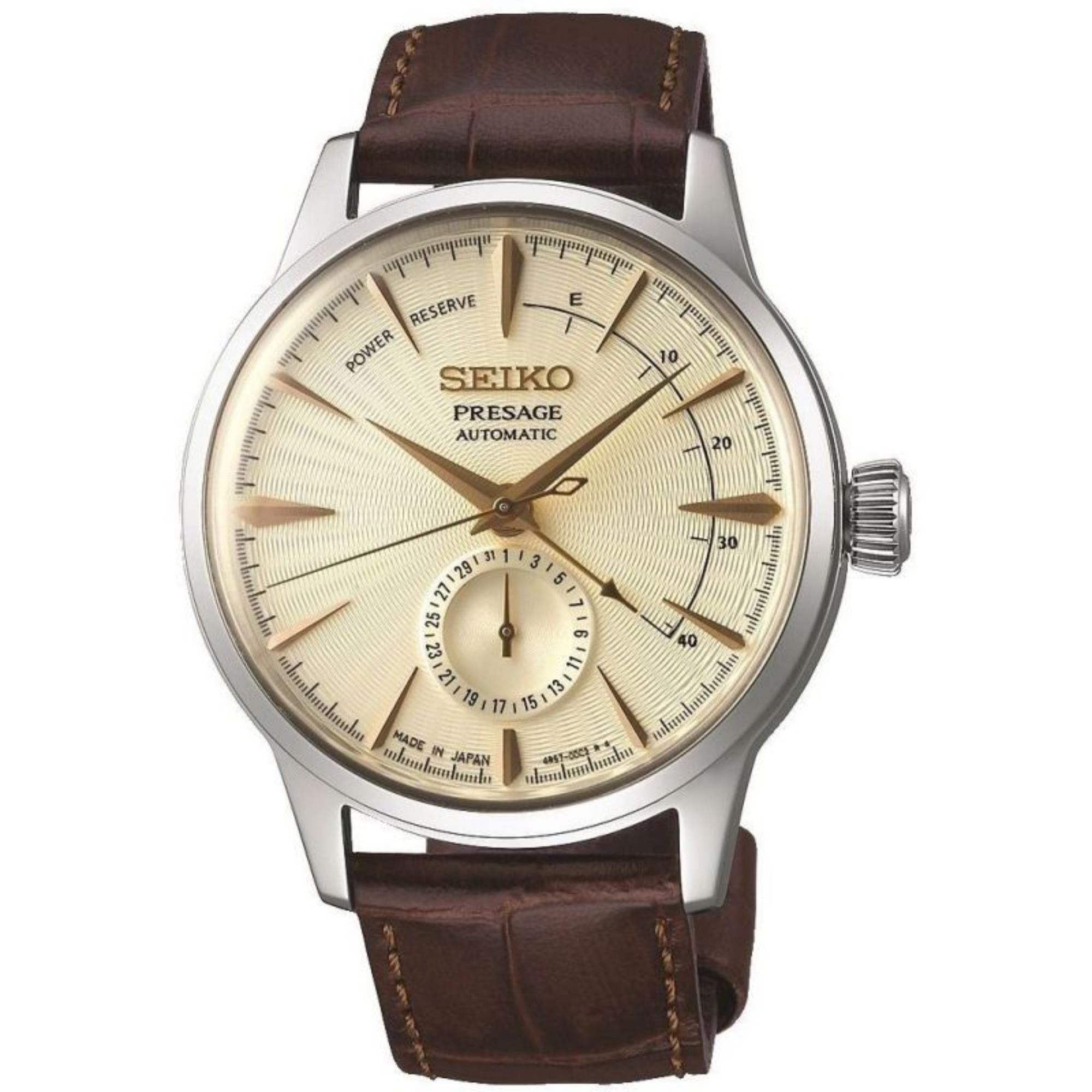 Seiko Presage Cocktail Time 41mm Champagne Dial Watch SSA387J1