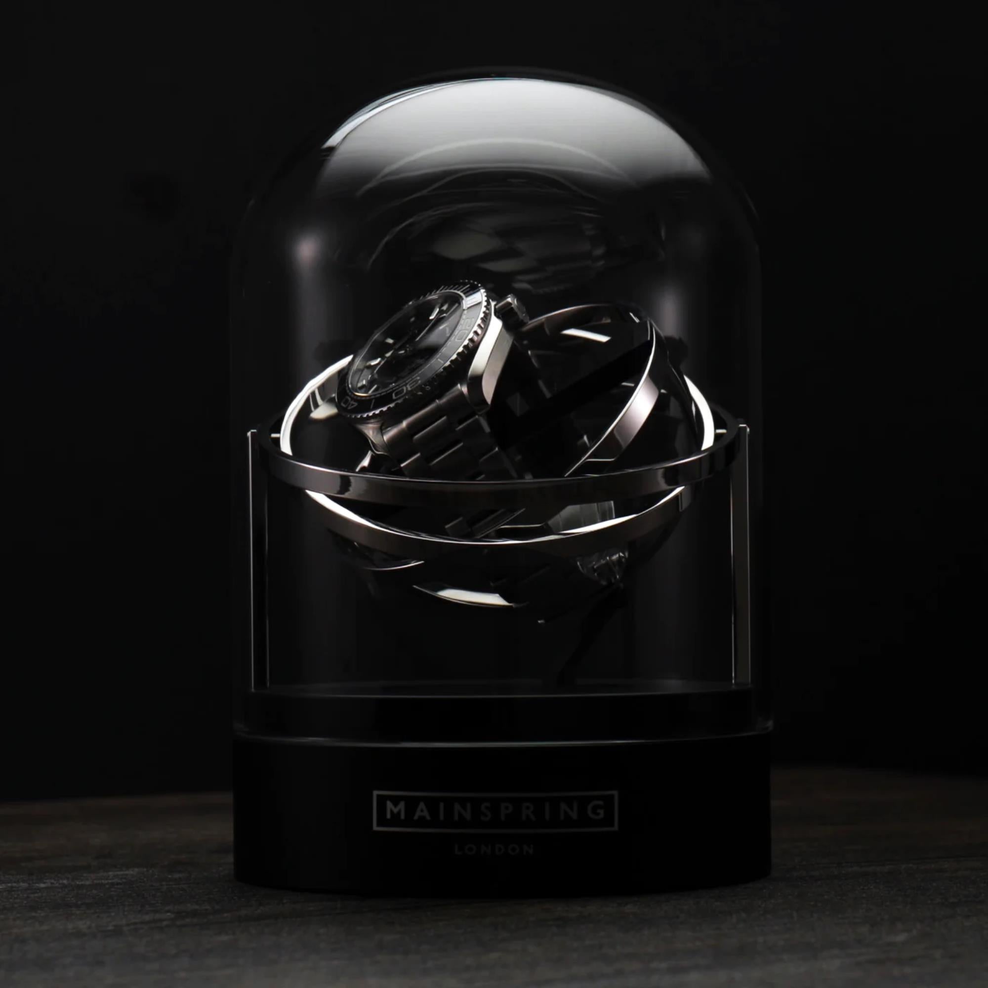 Mainspring Gyroscope Single Slot Watch Winder MS-GYRWINDER-01