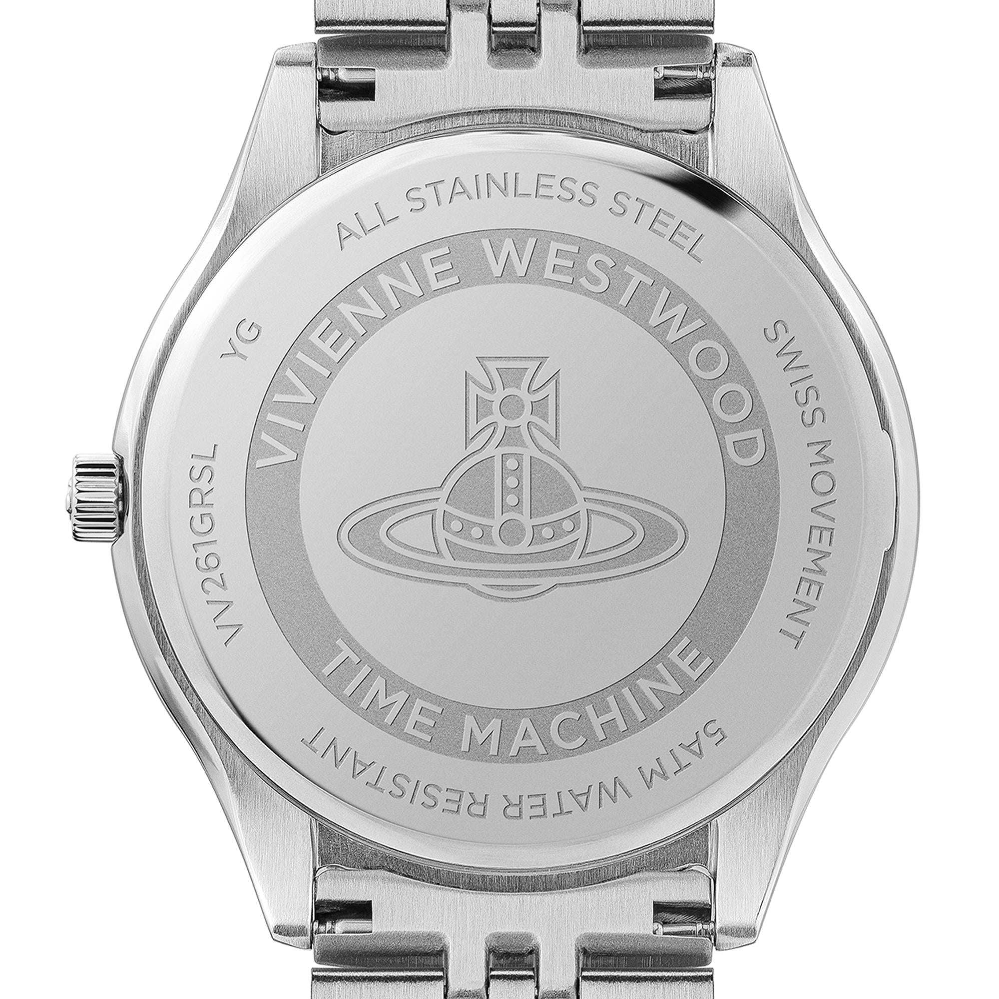 Vivienne Westwood Camberwell Quartz Green Dial Stainless Steel Bracelet Ladies Watch VV261GRSL