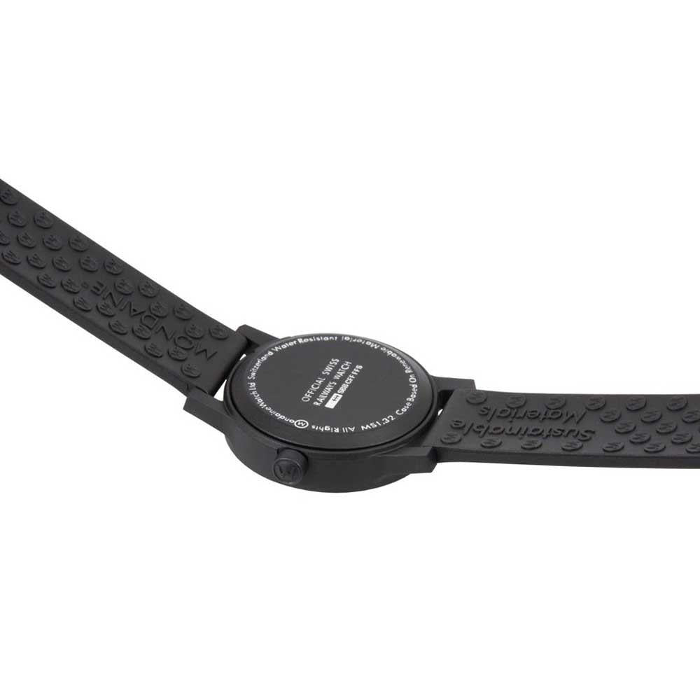 Mondaine Official Swiss Railways Essence Quartz Black Dial Men's Watch Set MS1.32120.RB.SET