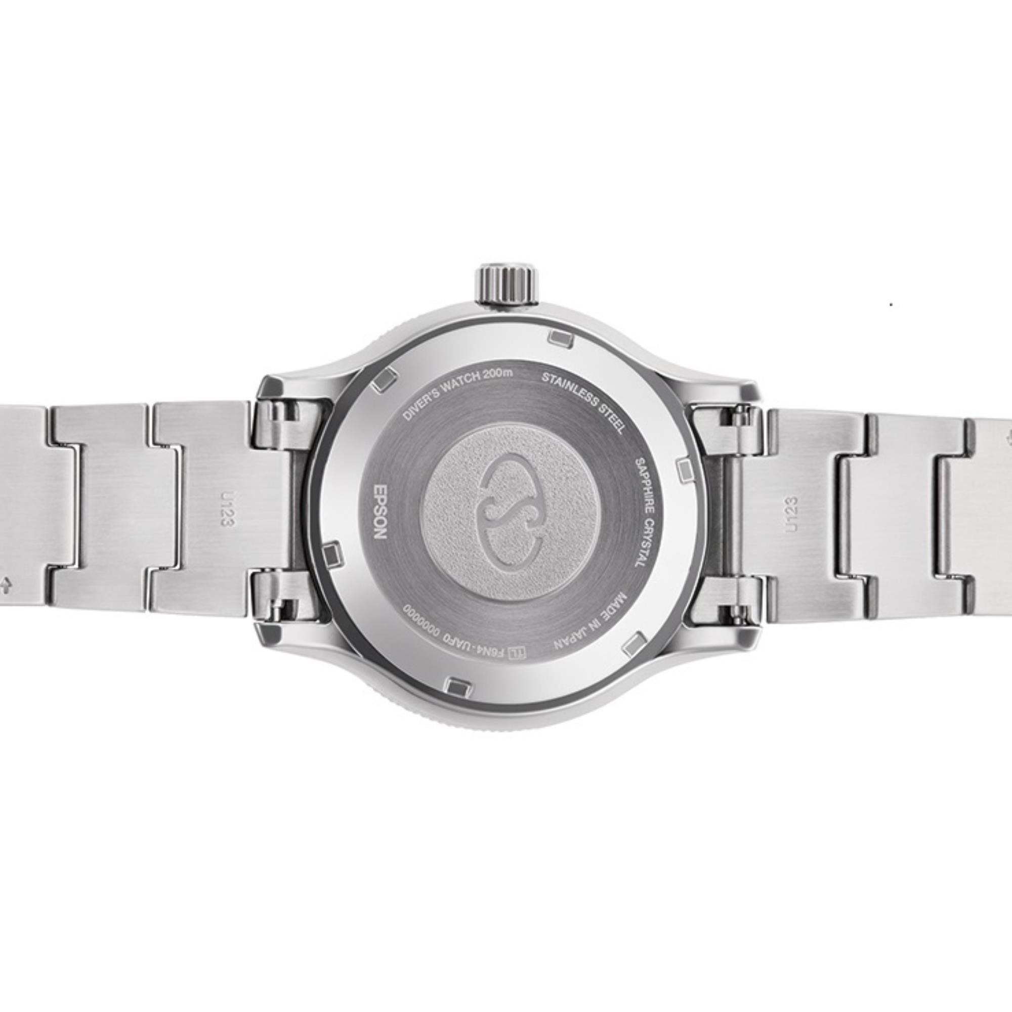 Orient Star ISO Diver Automatic Green Dial Stainless Steel Bracelet Mens Watch RE-AU0307E00B