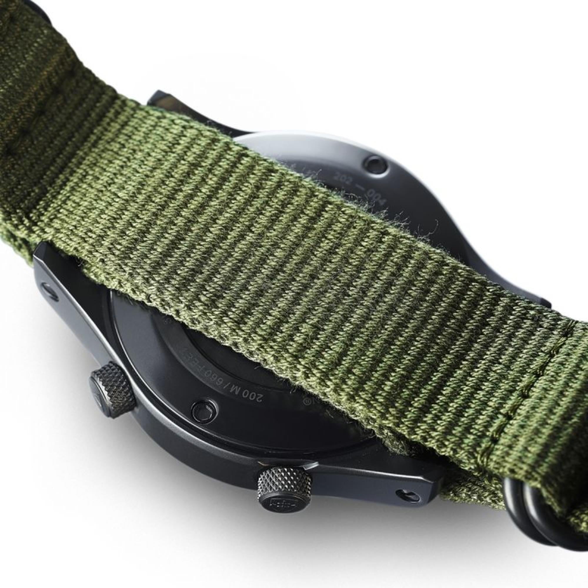 Elliot Brown Canford Black Dial Green Textile Strap Men’s Watch 202-004-N01