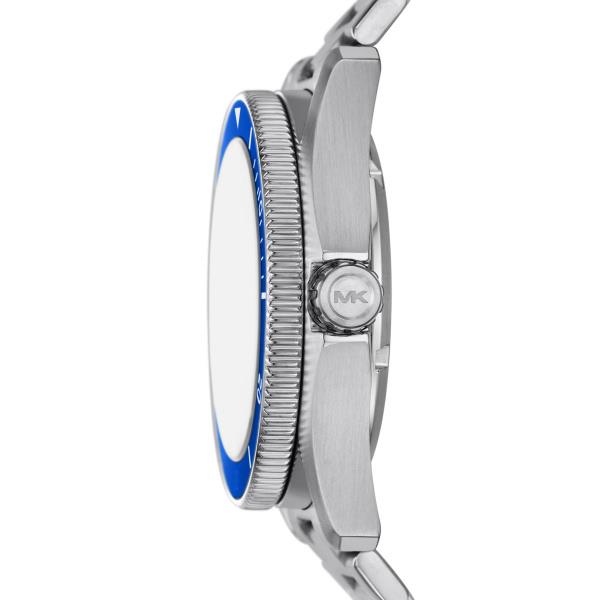 Michael Kors Oversized Maritime Blue Dial Steel Strap Men's Watch MK9160