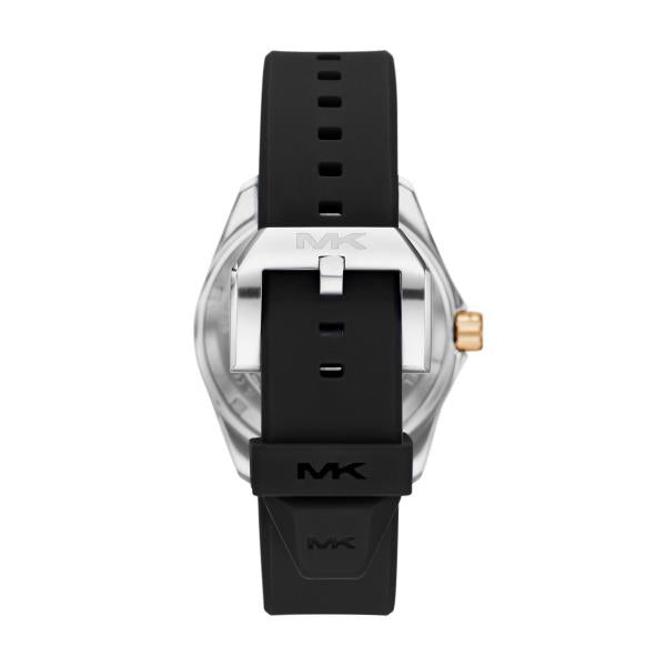 Michael Kors Maritime Green Dial Black Silicone Strap Men's Watch MK9158
