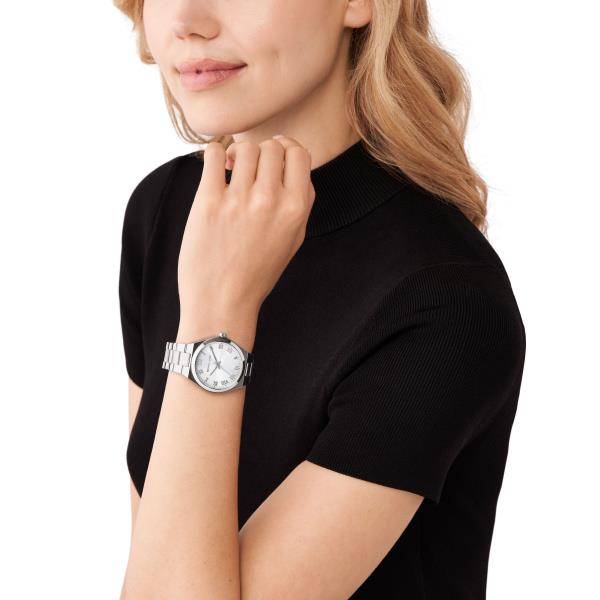 Michael Kors Lennox Stainless Steel Bracelet Silver Dial Women's Watch MK7393