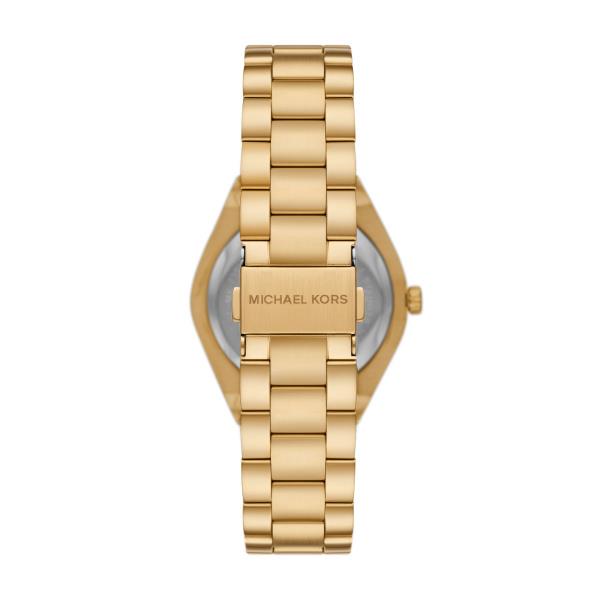 Michael Kors Lennox Gold-Tone Stainless Steel Bracelet Silver Dial Women's Watch MK7391