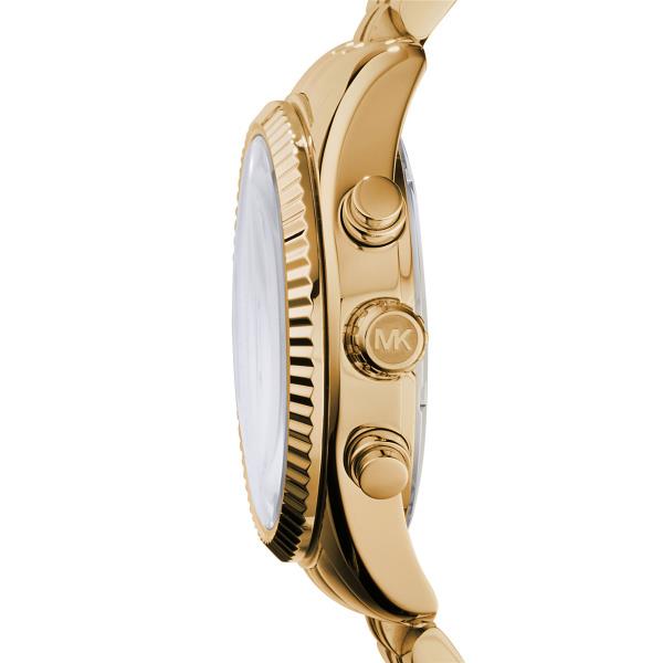 Michael Kors Lexington Gold-Tone Chronograph Gold Dial Women's Watch MK7378