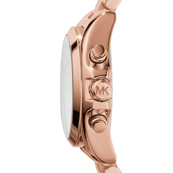 Michael Kors Bradshaw Mini Rose Gold-Tone Chronograph Rose Gold Dial Women's Watch MK5799