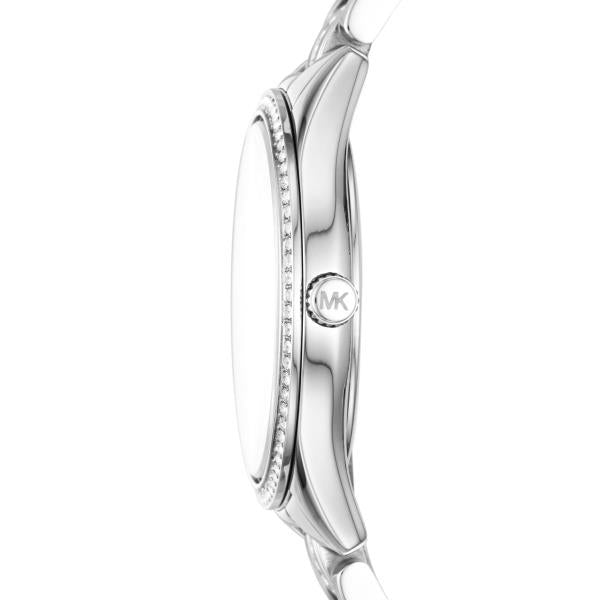 Michael Kors Lauryn Mother-of-Pearl Dial Stainless Steel Bracelet Ladies Watch MK3900