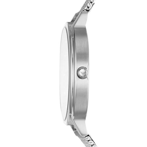 Emporio Armani Quartz Silver Dial Steel Strap Ladies Watch AR11128