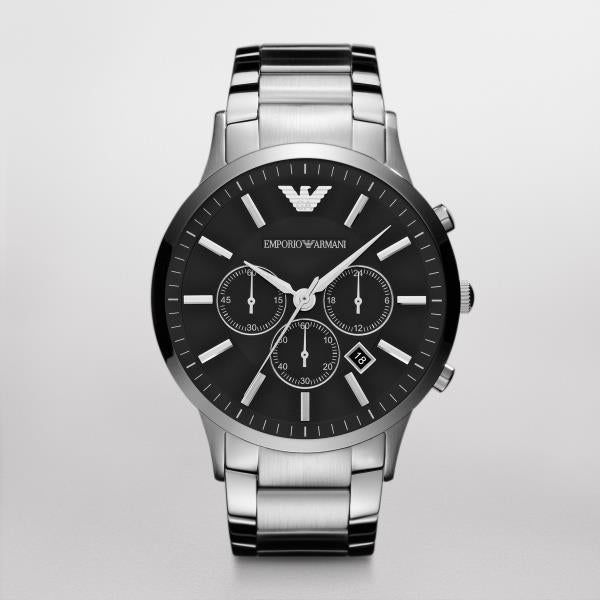 Emporio Armani Chronograph Quartz Black Dial Men's Watch AR2460