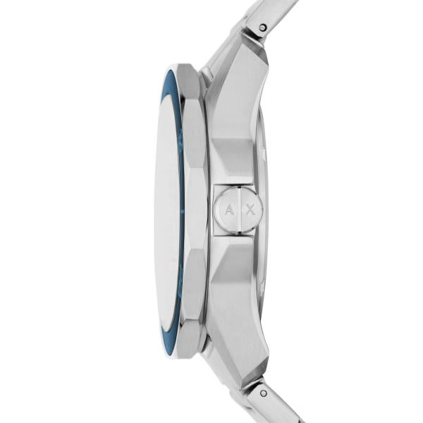Armani Exchange Quartz Blue Dial Stainless Steel Strap Men’s Watch AX1950
