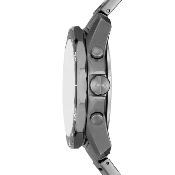 Armani Exchange Spencer 44mm Chronograph Black Dial Steel Mens Quartz Watch AX1959