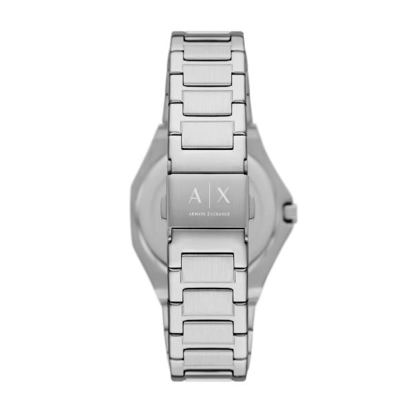 Armani Exchange Quartz Silver Dial Steel Strap Women's Watch AX4606