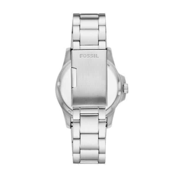 Fossil Blue Dive Black Dial Steel Strap Men's Watch FS6032