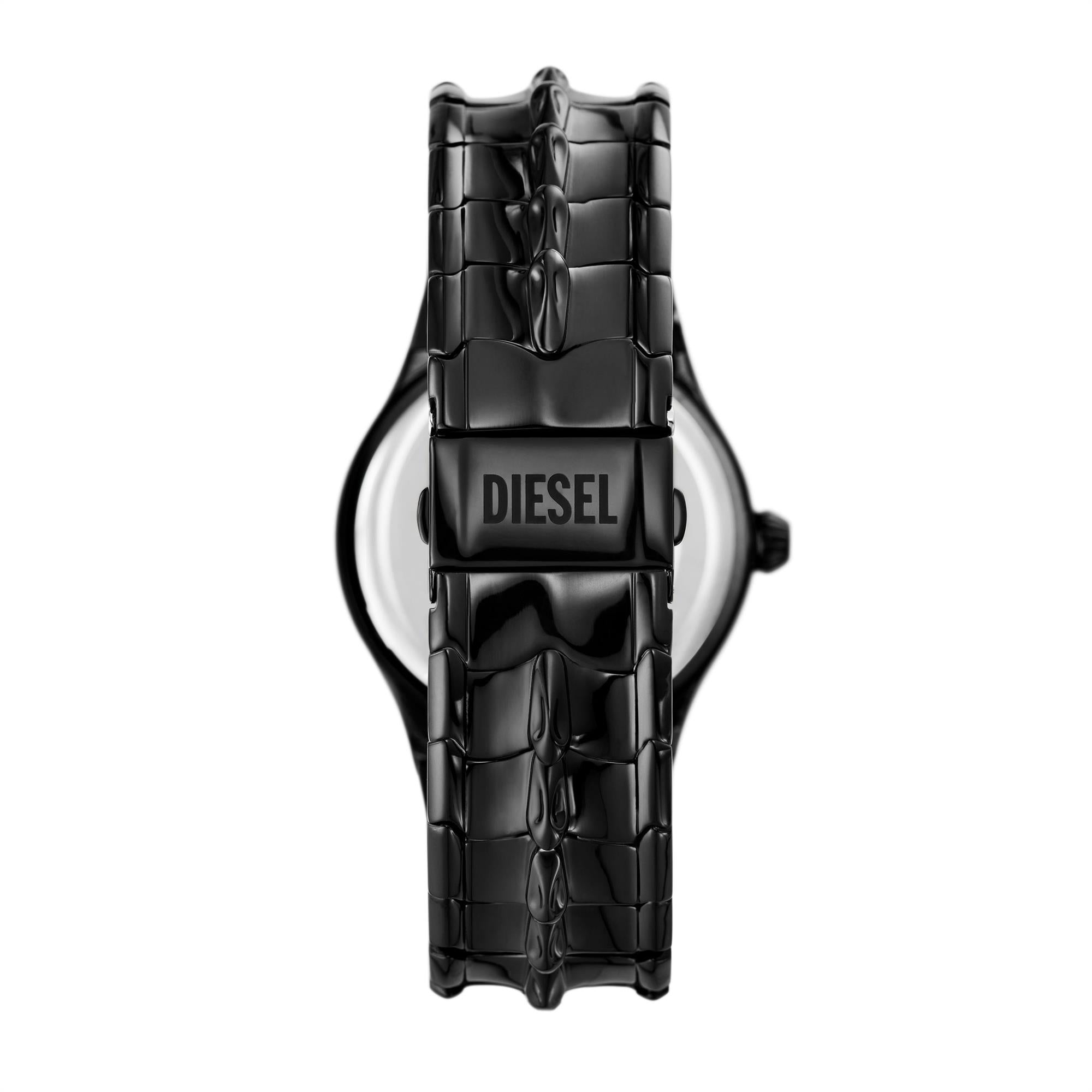 Diesel Vert Black Stainless Steel Bracelet Blue Dial Men's Watch DZ2198