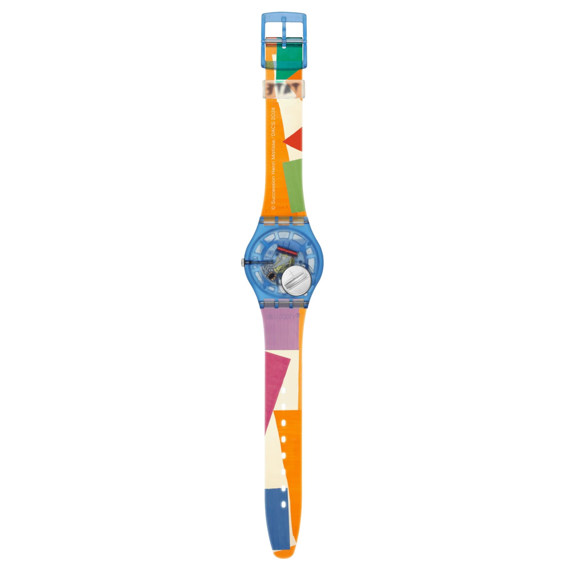 Swatch X Tate Matisse's Snail Gent Bio-Sourced Unisex Watch SO28Z127C
