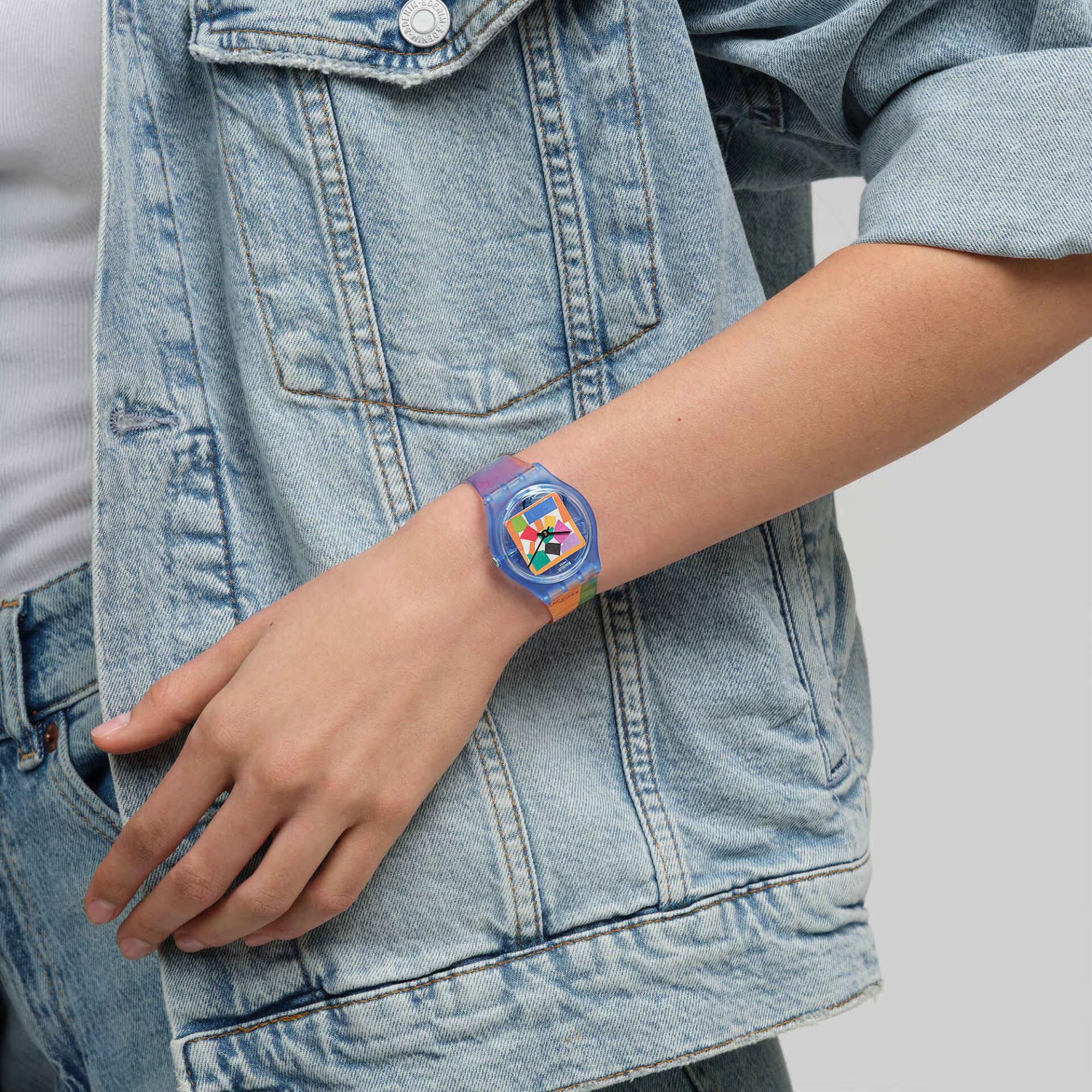 Swatch X Tate Matisse's Snail Gent Bio-Sourced Unisex Watch SO28Z127C