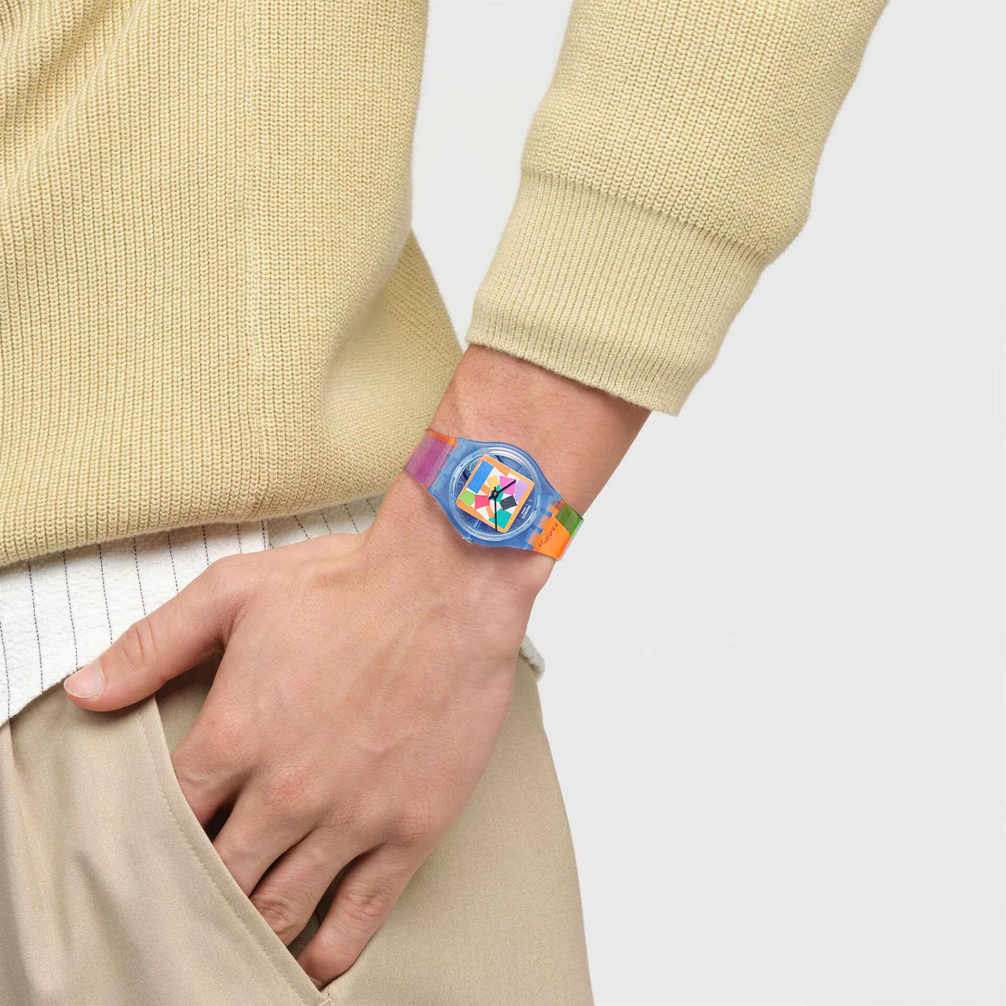 Swatch X Tate Matisse's Snail Gent Bio-Sourced Unisex Watch SO28Z127C