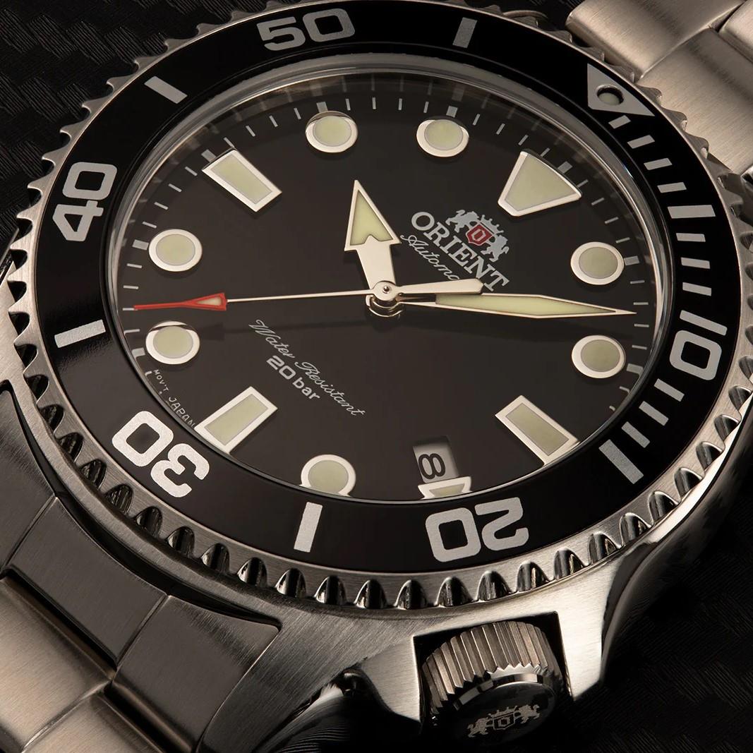 Orient Triton Automatic Black Dial Men's Watch RA-AC0K01B10B