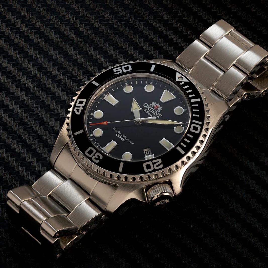 Orient Triton Automatic Black Dial Men's Watch RA-AC0K01B10B