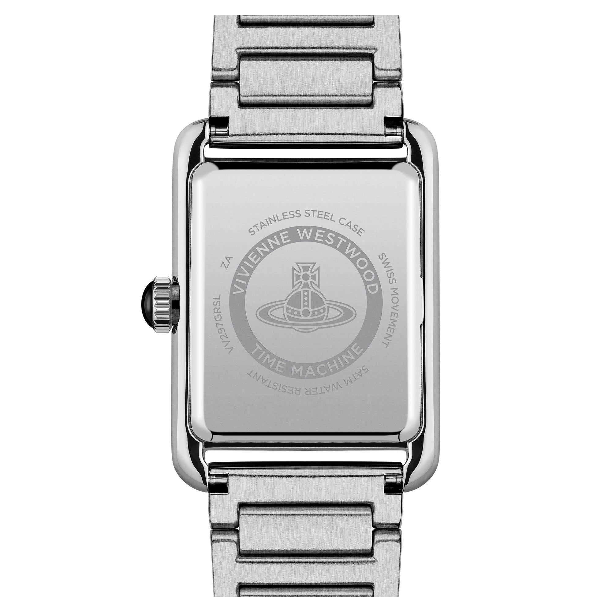 Vivienne Westwood Shacklewell Quartz Green Dial Stainless Steel Strap Women's Watch VV297GRSL