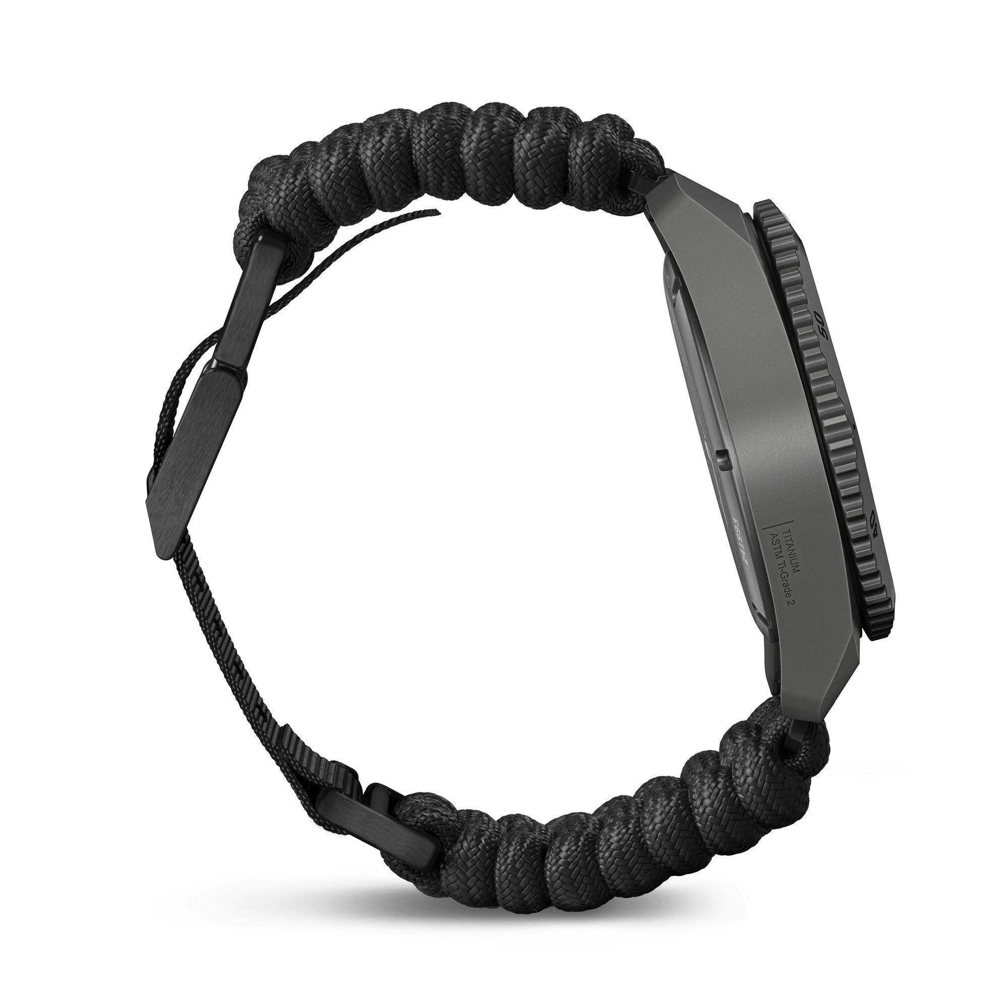 Victorinox Dive Pro Quartz Black Dial Black Paracord Strap Men’s Watch 241993.1