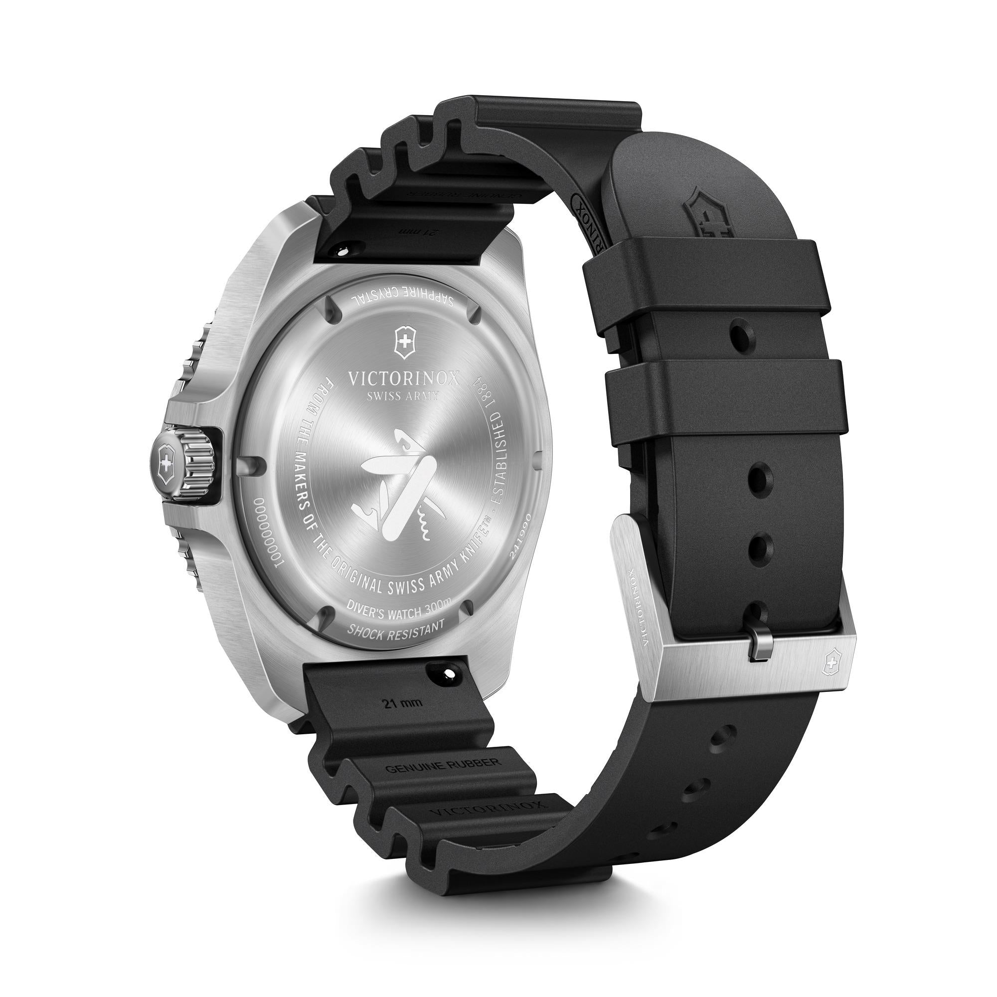 Victorinox Dive Pro Quartz Black Dial Black Rubber Strap Men’s Watch 241990