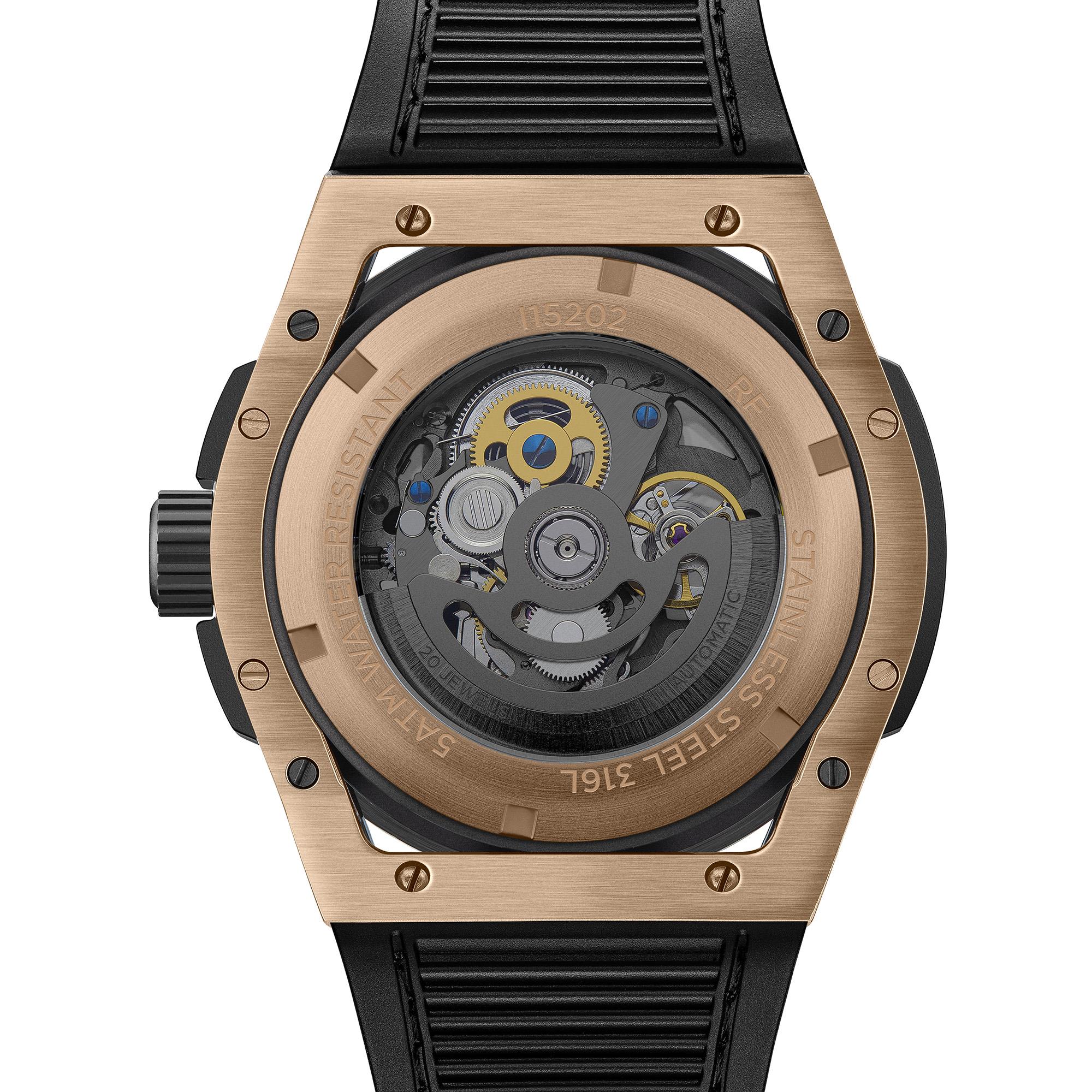 Ingersoll 1892 The Springfield Automatic Men's Watch with Black Dial and Black PU Strap - I15202