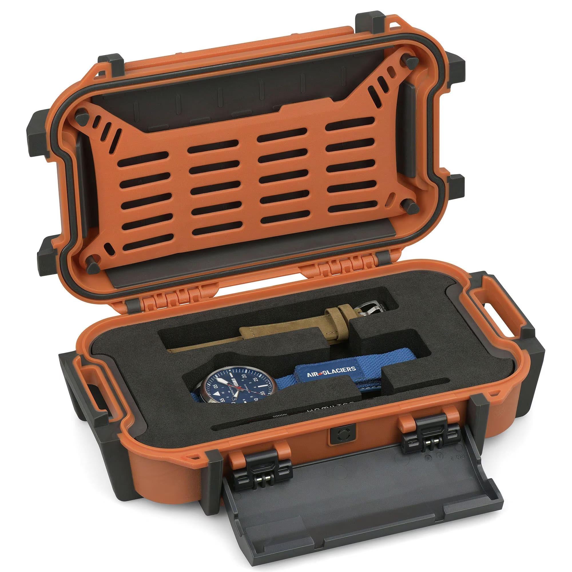 Hamilton Khaki Aviation Pilot Air-Glaciers Day Date Blue Dial Velcro Strap Men's Watch H64655941