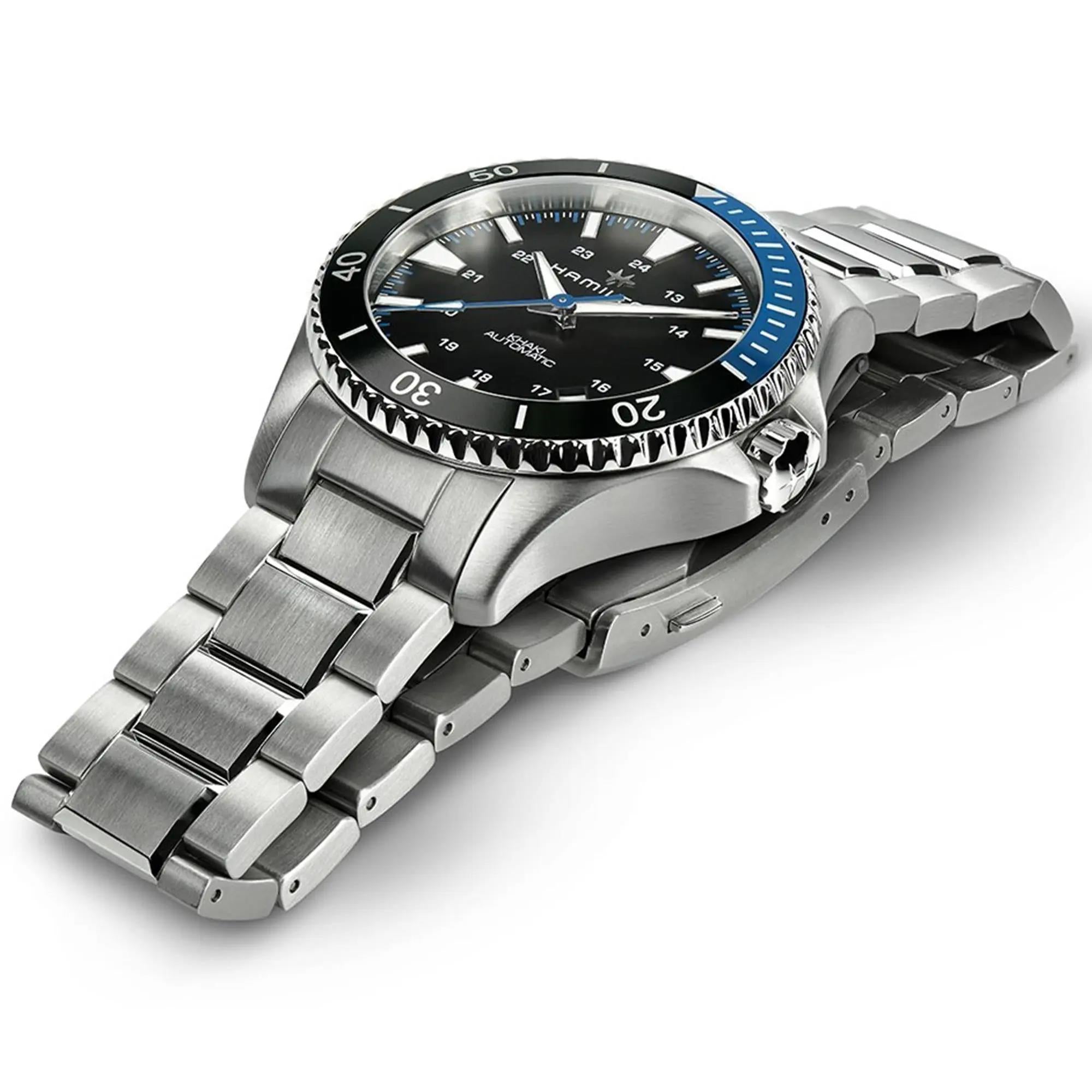 Hamilton Khaki Navy Scuba Automatic Black Dial Men's Watch H82315131