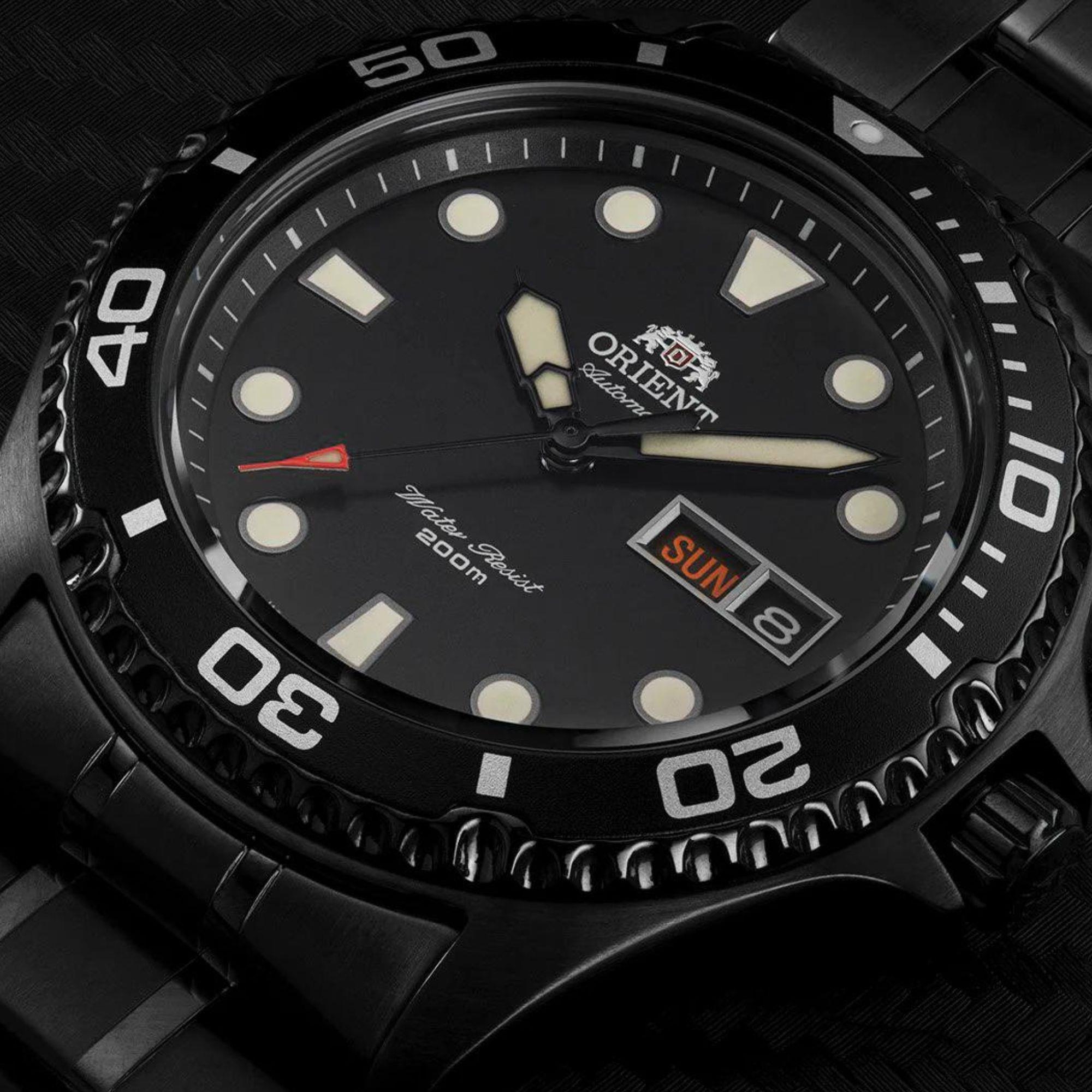 Orient Ray Raven II Automatic Black Dial Men’s Watch FAA02003B9