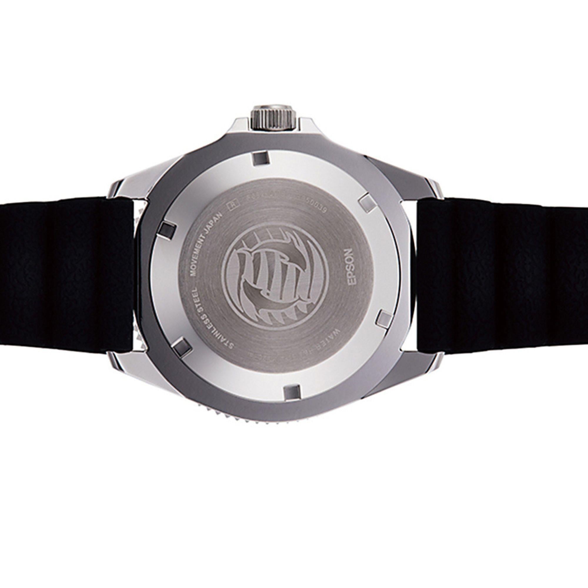 Orient Mako III Automatic Black Dial Red Bezel Rubber Strap Men’s Dive Watch RA-AA0011B19B