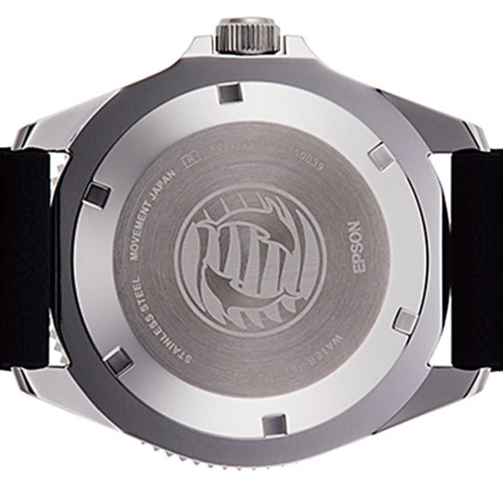 Orient Mako III Automatic Black Dial Red Bezel Rubber Strap Men’s Dive Watch RA-AA0011B19B