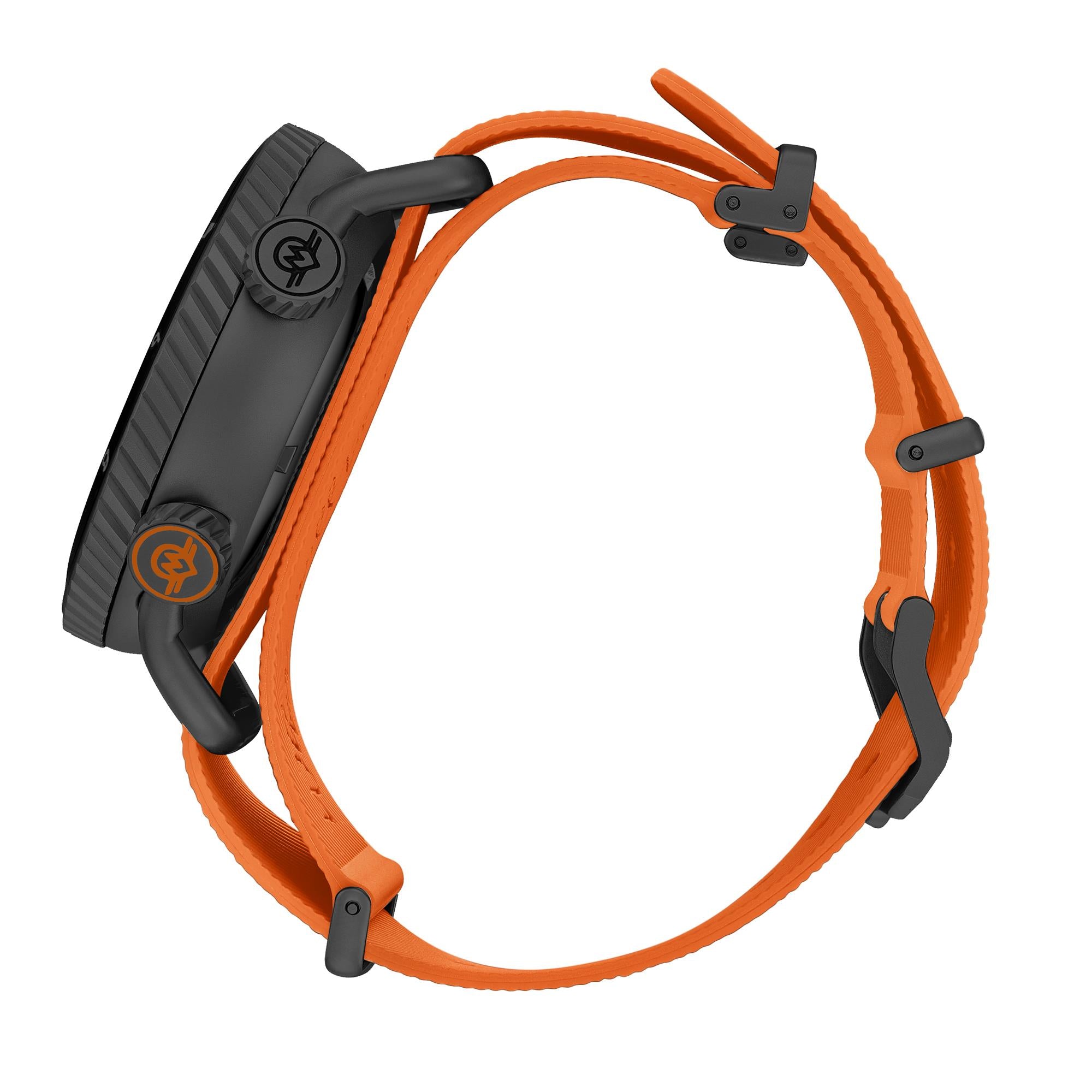 Monro Adventure Night Fire Orange Dial Automatic Men's Watch MA-7