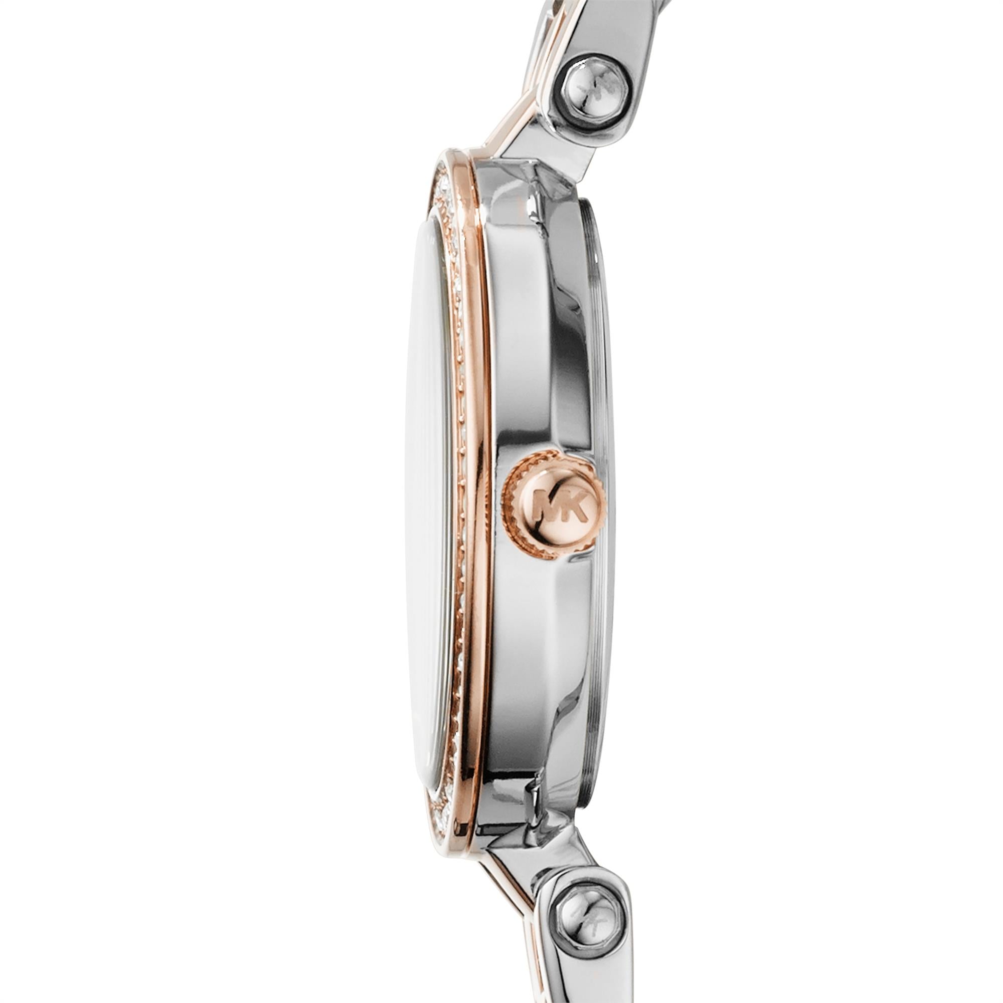 Michael Kors Petite Darci Stainless Steel Silver Dial Women's Watch MK3298