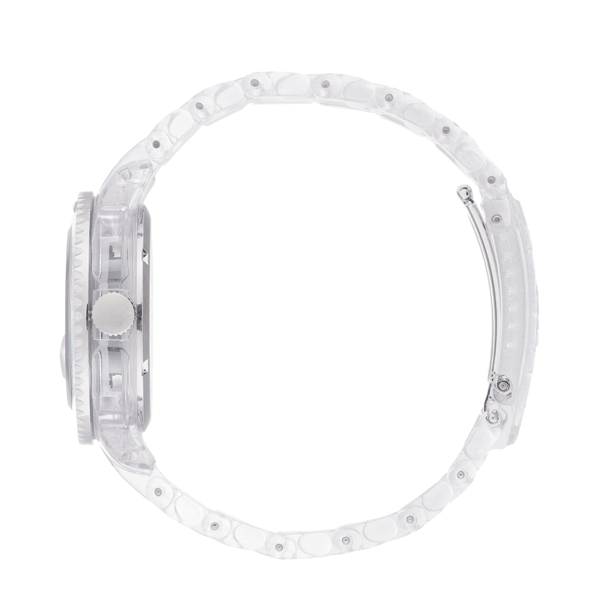 ICE Watch ICE Clear Sunset Multicolor Dial Plastic Strap Watch 021438