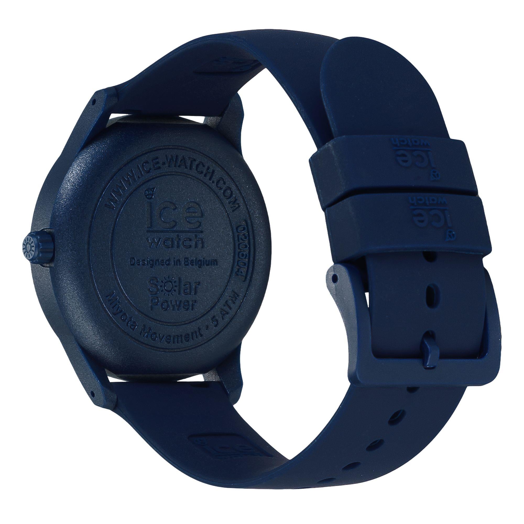 ICE Watch ICE Solar Power Blue Sunset Dial Silicone Strap Watch 020604