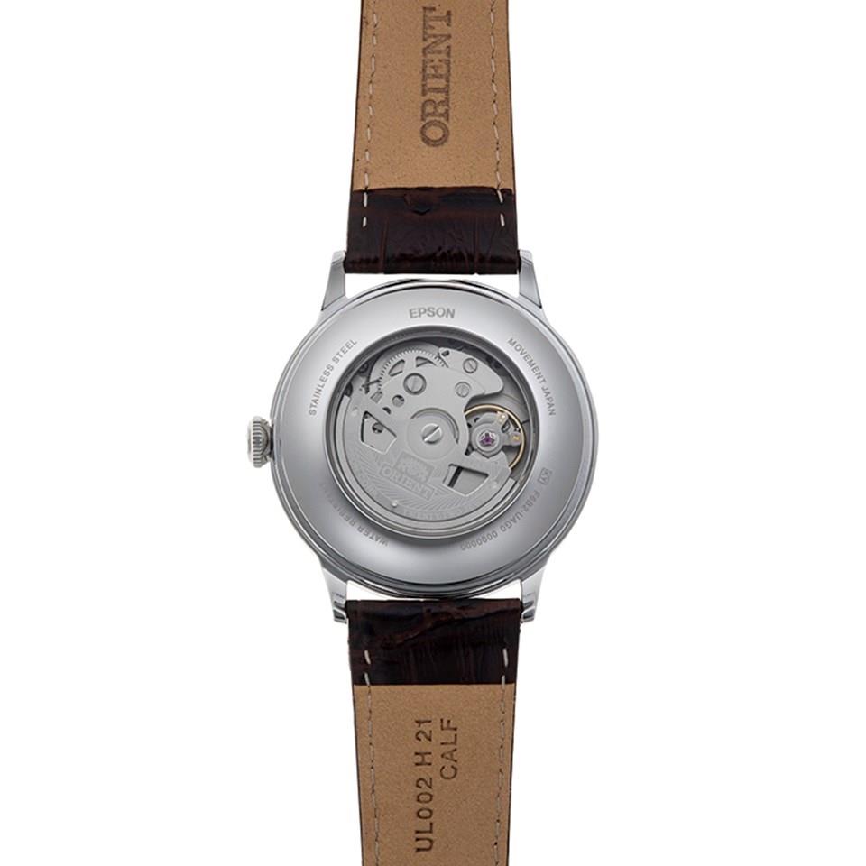 Orient Bambino 40mm Sub Dials Red Dial Leather Mens Automatic Watch RA-AK0705R10B