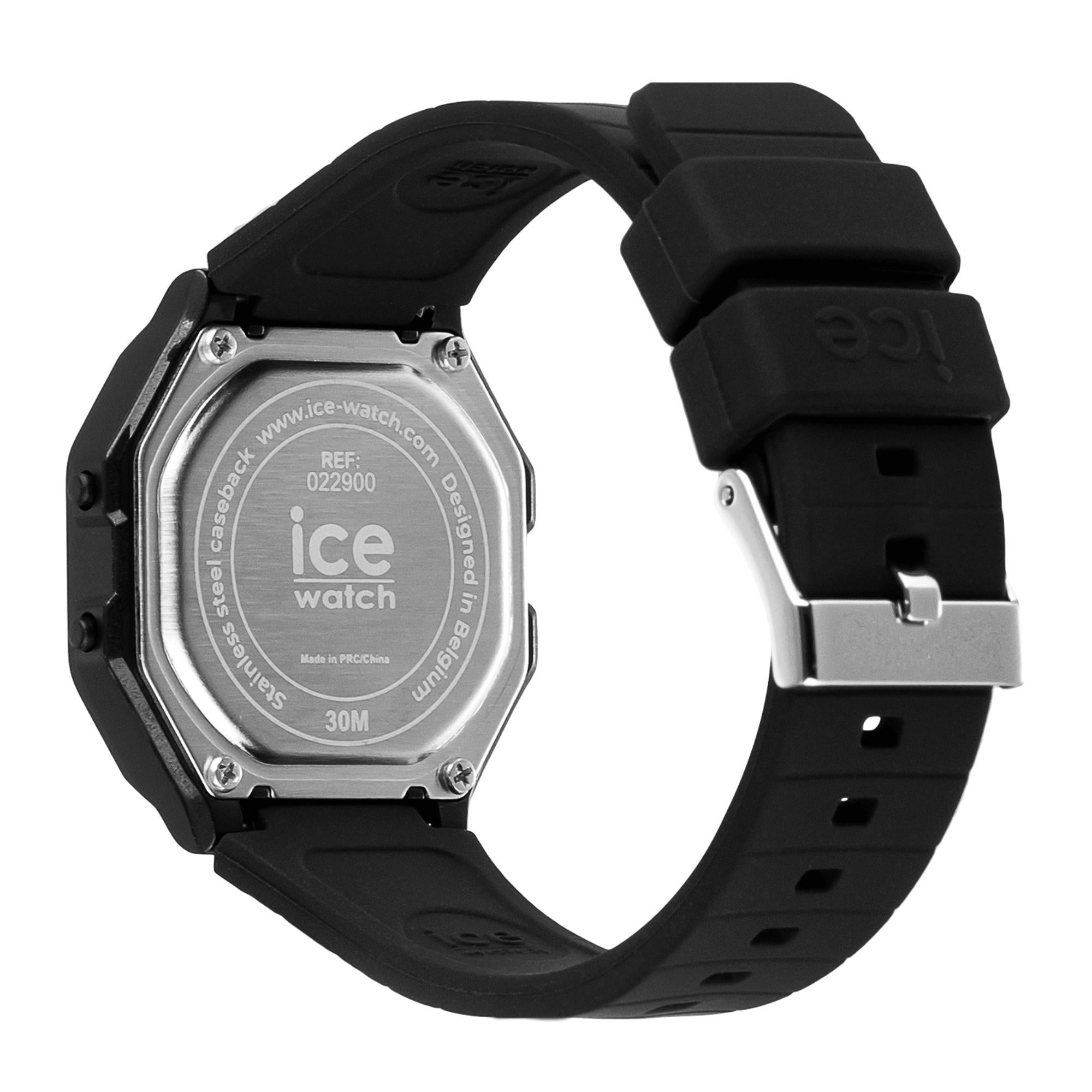 ICE Digit Retro Black Silicone Strap Digital Men’s Watch 022900