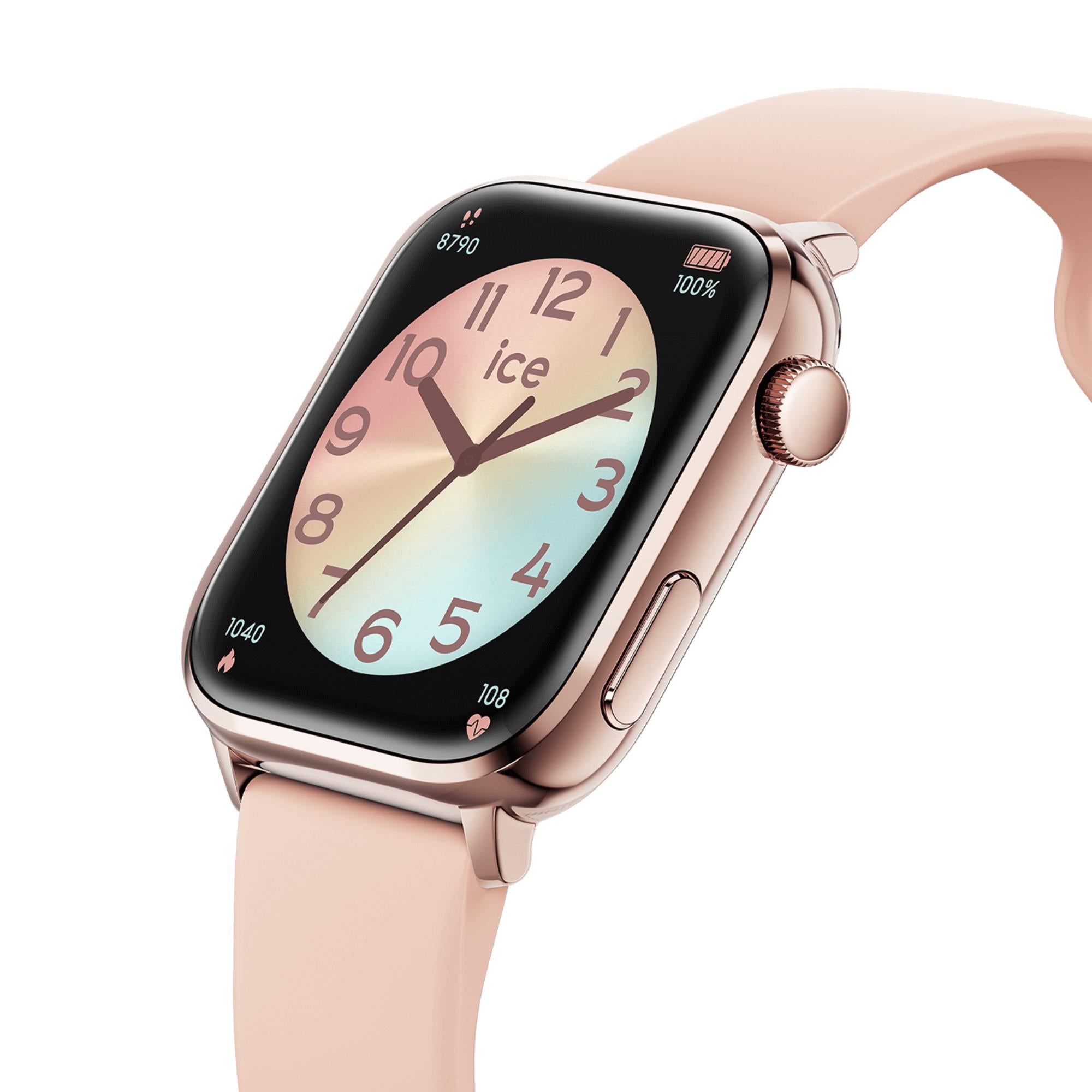 ICE Smart 2.0 Rose Gold Nude 1.96 AMOLED Digital Watch 022538