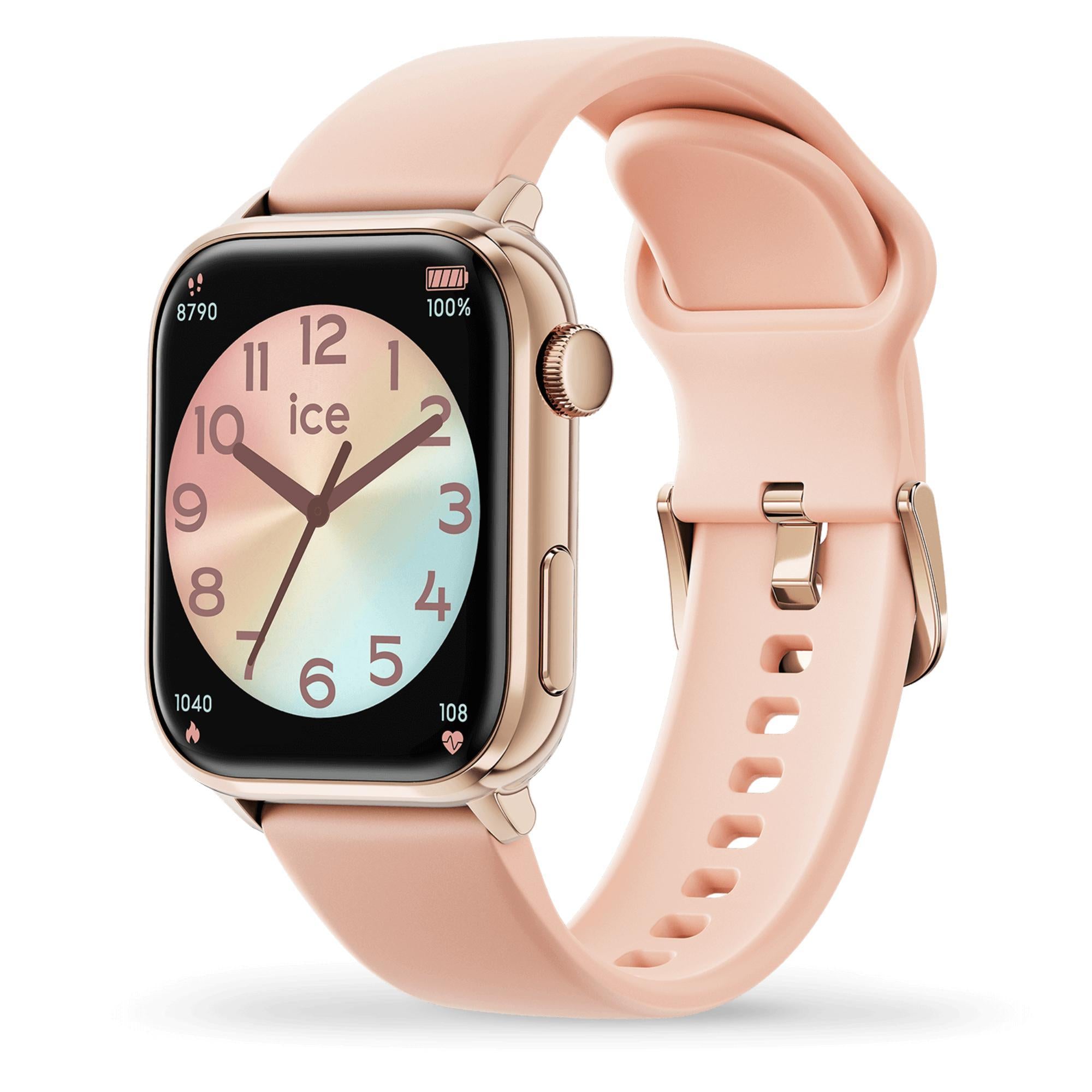 ICE Smart 2.0 Rose Gold Nude 1.96 AMOLED Digital Watch 022538