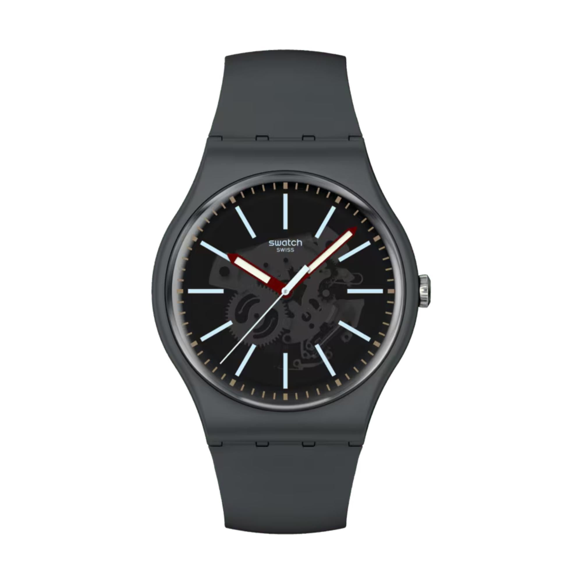 Swatch COBBLESTONE STREET Quartz Grey Dial Men’s Watch