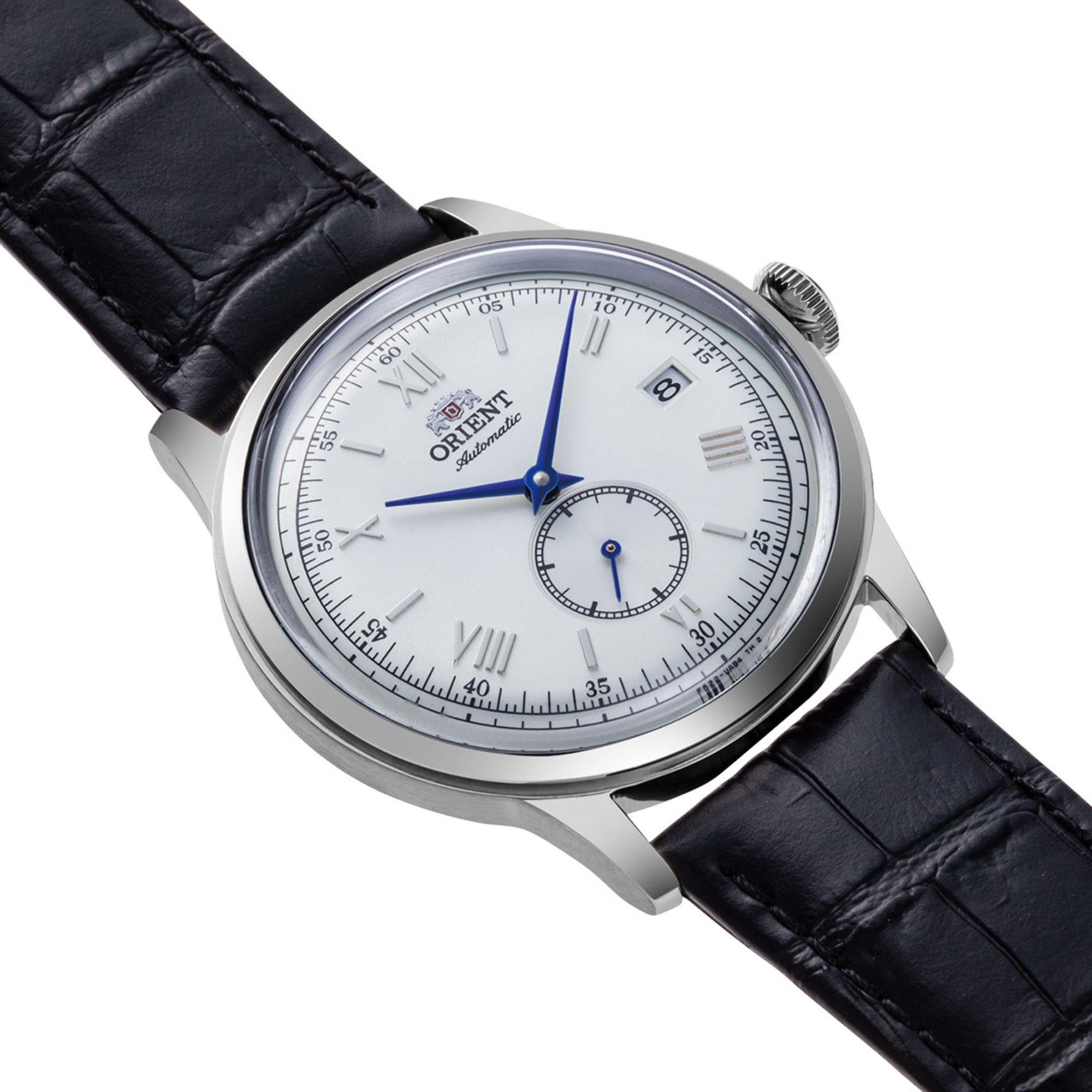 Orient Bambino Version 2 Classic Vintage Style White Dial Men's Dress Watch RA-AP0104S30B